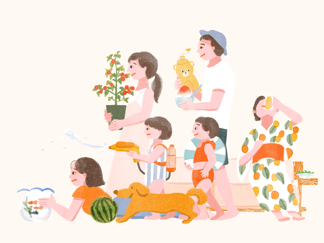 夏,summer,illustration,イラスト